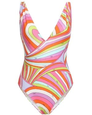 PUCCI Maillot De Bain À Imprimé Iride - White