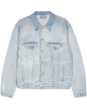 VTMNTS Jeansjacke Mit Logo-Stickerei - Blau
