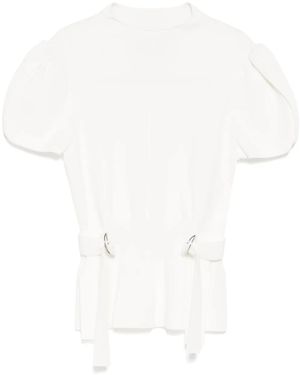 3.1 Phillip Lim Tulip Top - White