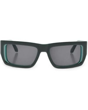 Off-White c/o Virgil Abloh Rectangle-Frame Sunglasses - Grey