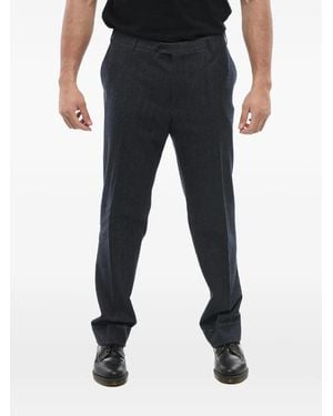 Corneliani Academy Herringbone Trousers - Black