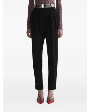 Mugler Carrot Pants - Black