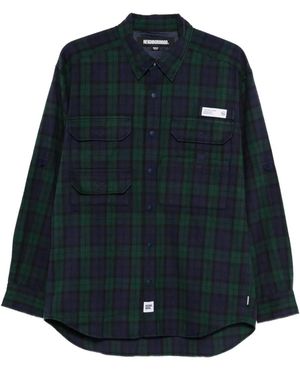 Neighborhood Buffalo Check Shirt in Black for Men | Lyst