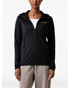 Peak Performance Felpa Con Cappuccio E Zip - Nero