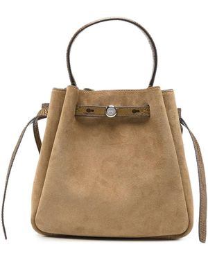 Tory Burch Romy Beuteltasche Aus Wildleder - Natur