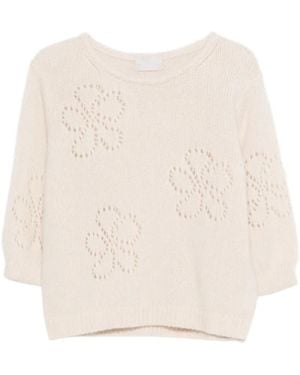 Hemisphere Floral sweater - Natur