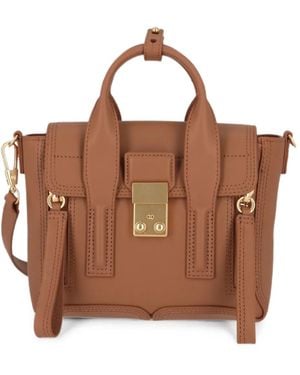 3.1 Phillip Lim Pashli Leather Tote Bag - Brown
