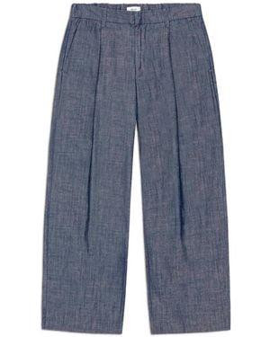 NN07 Kay Pleated Trousers - Blue