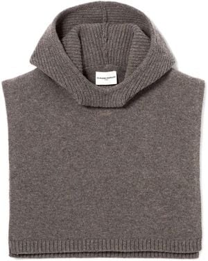 Claudie Pierlot Schal Mit Kapuze - Grau