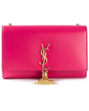 Saint Laurent Kate Clutch Bag - Pink