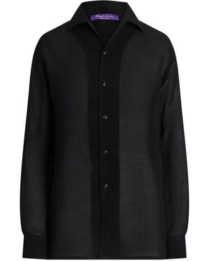 Ralph Lauren Buttoned-Up Long-Sleeve Shirt - Black