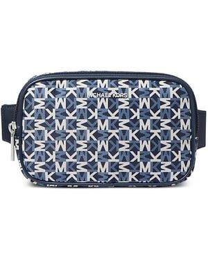 Michael Kors Small Khai Monogram Belt Bag - Blue