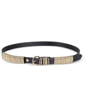 FEDERICA TOSI Tone Coil-Detail Belt - White