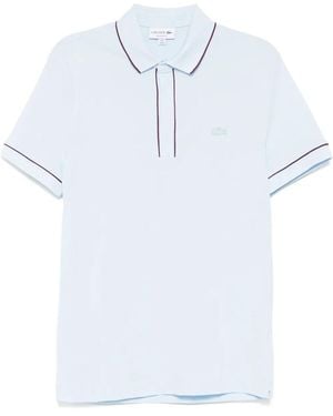 Lacoste Stretch Piqué Polo Shirt - Blue