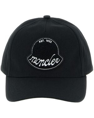 Moncler Logo-Patch Adjustable Baseball Cap - Schwarz