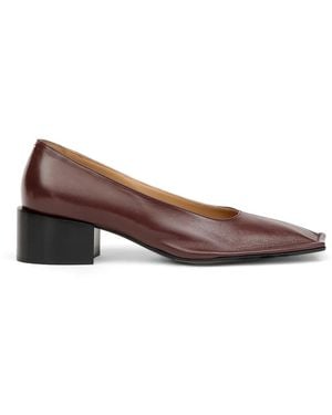 Maison Margiela Piped Court Shoes - Brown