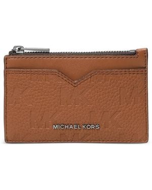 Michael Kors Zipped Cardholder - Brown