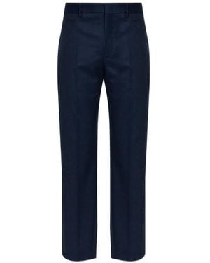 Etro Pleated Wool Pants - Blue