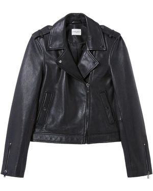 Claudie Pierlot Leren Jack - Zwart