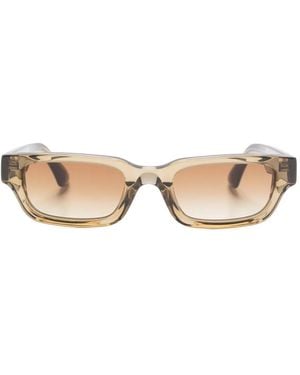 Chimi Rectangle-Frame Sunglasses - Natural