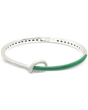 Andreoli Witgouden Armband Met Diamant