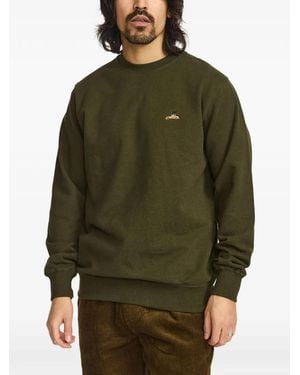 Revolution Embroidered Crew-Neck Sweatshirt - Green