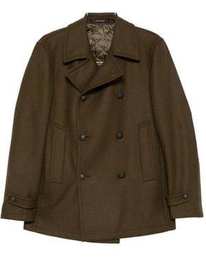 Tagliatore Double-Breasted Buttoned Jacket - Green