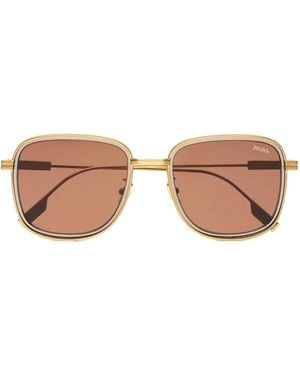 ZEGNA Sonnenbrille Mit Eckigem Gestell - Pink