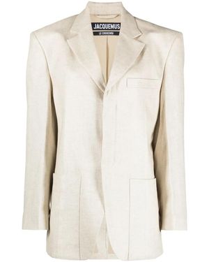 Jacquemus La Veste D'Homme Blazer Jacket - Natural