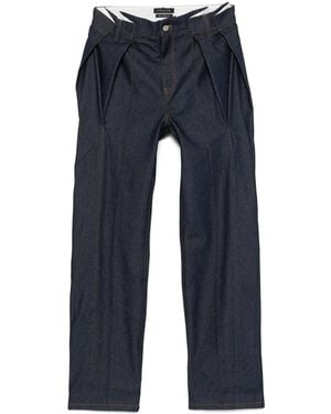 JUNTAE KIM Gathered Jeans - Blue