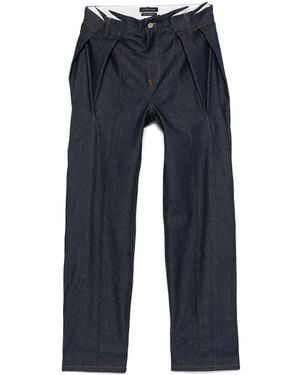 JUNTAE KIM Gathered Jeans - Blue
