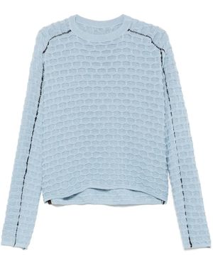 Isa Boulder Crew-Neck Jumper - Blue