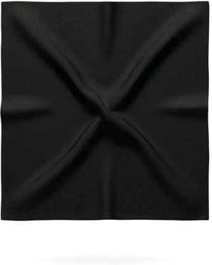 EMERSON RENALDI Large Cashmere Scarf - Black