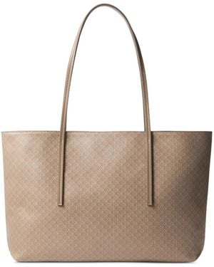 Calvin Klein Monogram-Pattern Tote Bag - Natural