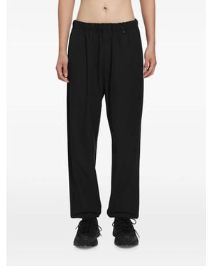 Moncler Elastic-Waistband Track Pants - Black