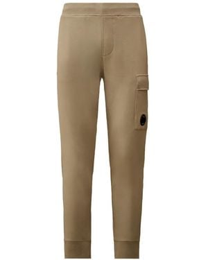 C.P. Company Pocket Track Trousers - Natural