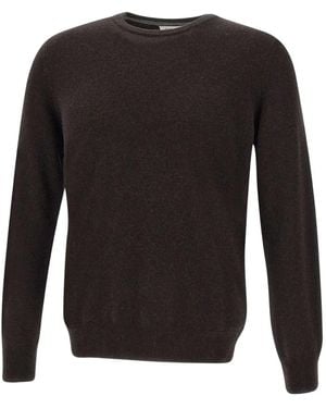 Kangra Ribbed Crew-Neck Sweater - Black