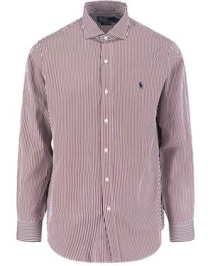 Polo Ralph Lauren Striped Logo Shirt - Pink