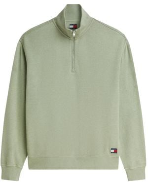 Tommy Hilfiger Trui Met Rits - Groen