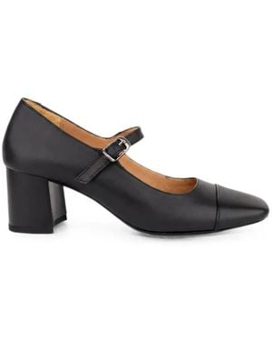 SERGIO MORETTI FIRENZE Buckle-Fastening Mary Jane Court Shoes - Black