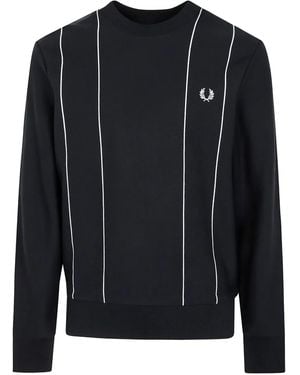 Fred Perry トリムディテール プルオーバー - ブラック
