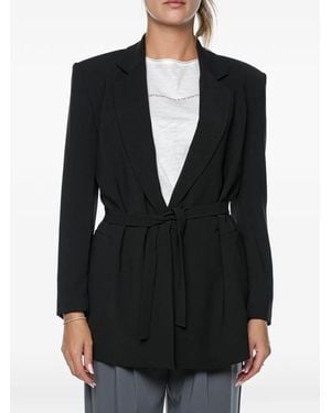 ARMANI EXCHANGE Belted Blazer - Black