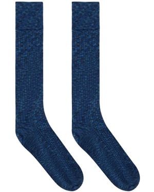 RED Valentino Calcetines De Canalé - Azul