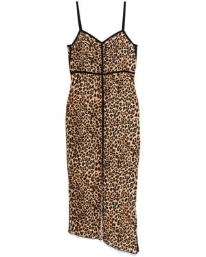 Nanushka Abir Midi Dress - Natural