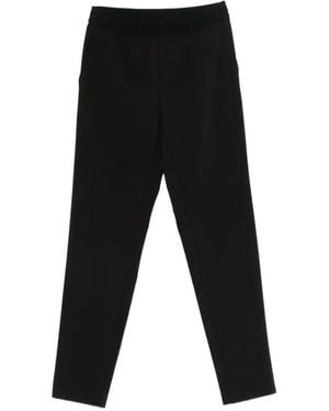 ERMANNO FIRENZE Elasticated Pants - Black