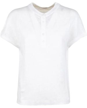 Kangra Button T-Shirt - White