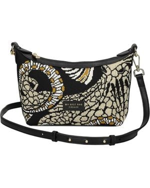 MY BEST BAG Print Shoulder Bag - Black