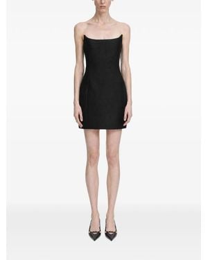Balenciaga Bustier Mini Dress - Black