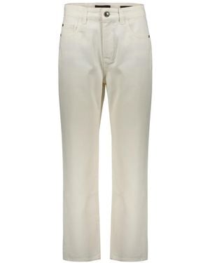 Moorer Straight-Leg Five-Pocket Jeans - Gray