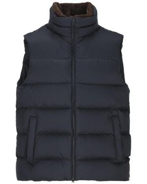 Herno Padded Gilet - Blue